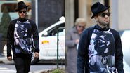 Fashionista, Daniel Alves passeia pelas ruas de Milão durante Semana de Moda - AKM-GSI/Splash