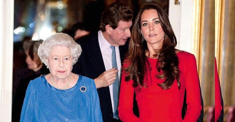 Kate Middleton e Elizabeth II são anfitriãs de evento - David Crump/ Reuters