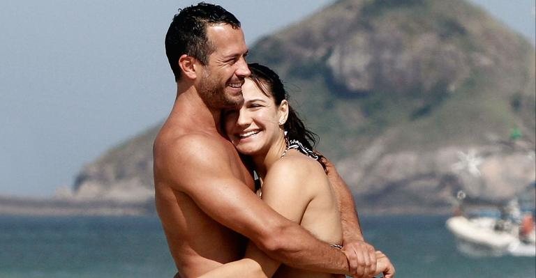 Malvino Salvador e Kyra Gracie - Marcos Ferreira / Photo Rio News