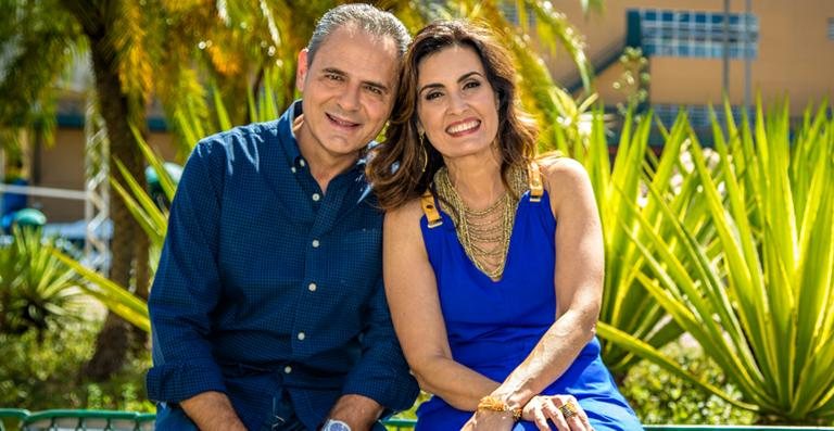 Luis Roberto e Fátima Bernardes - Globo/Paulo Belote