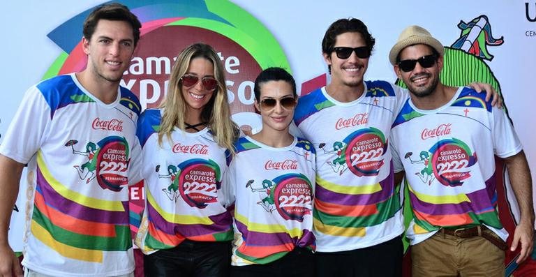 Amaury Nunes, Danielle Winits, Cleo Pires, Rômulo Arantes Neto e Juliano Cazarré - William Oda / AgNews