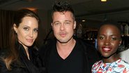 Angelina Jolie e Brad Pitt jantam com Lupita Nyong'o - Getty Images