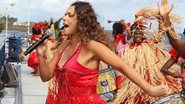 Daniela Mercury arrasa com vestido vermelho em trio de Salvador - Dilson Silva,Wesley Costa e Vinicios Eduardo / AgNews