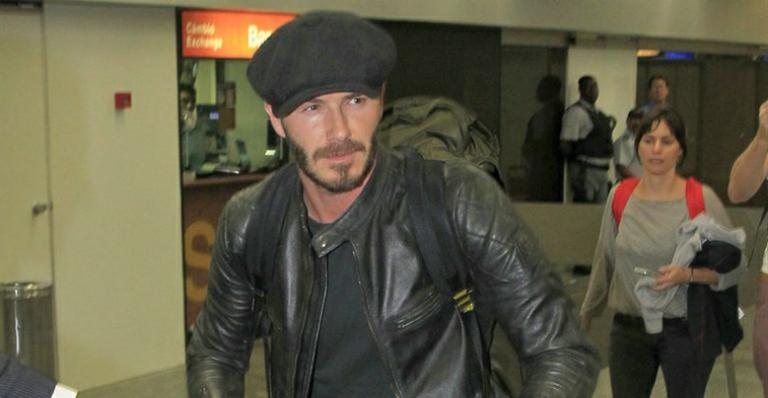 David Beckham chega ao Brasil para o desfile das campeãs - Gabriel Reis e André Freitas / AgNews