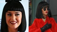 Katy Perry e Rihanna usam corte de cabelo ‘Cleópatra’ - Foto-montagem