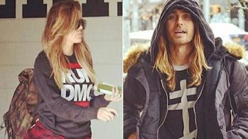 Khloe Kardashian e Jared Leto - Reprodução Instagram @Esther_Victoria