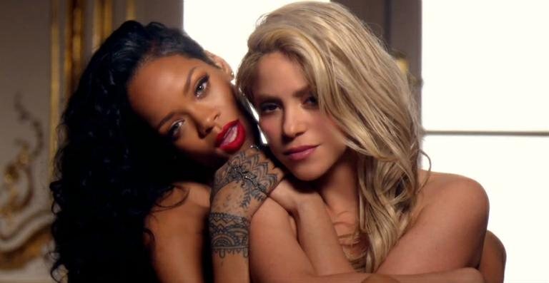 Rihanna e Shakira - Reprodução