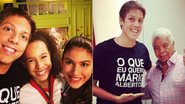 No SBT, Fabio Porchat publica 'selfie' com elenco de 'Chiquititas' e Roque - Instagram/Reprodução