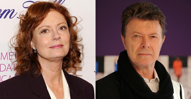 Susan Sarandon e David Bowie - Getty Images