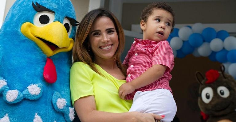 Wanessa com o filho, José Marcus - Paduardo/AgNews