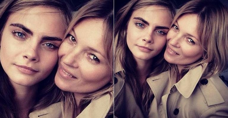 Cara Delevingne e Kate Moss - Reprodução/ Instagram