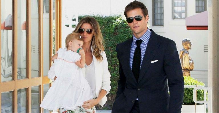 Gisele Bundchen e Tom Bradybatizam caçula, Vivian Lake - Akm-Gsi/Akm-Gsi E Bauer Griffin/The Grosby Group