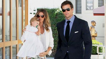 Gisele Bundchen e Tom Bradybatizam caçula, Vivian Lake - Akm-Gsi/Akm-Gsi E Bauer Griffin/The Grosby Group