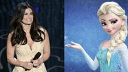 Idina Menzel faz a voz da rainha Elsa em 'Frozen' - Getty Images/ Divulgação