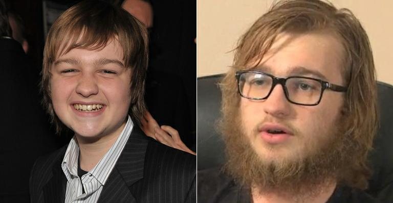 Angus T. Jones em 2009 e em 2014 - Getty Images e Reprodução