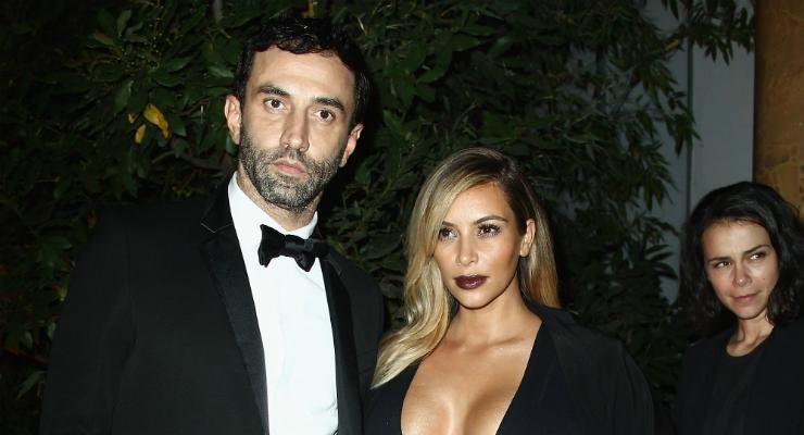 Riccardo Tisci e Kim Kardashian - Getty Image