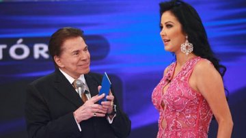 Silvio Santos e Helen Ganzarolli - Divulgação / SBT