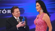 Silvio Santos e Helen Ganzarolli - Divulgação / SBT