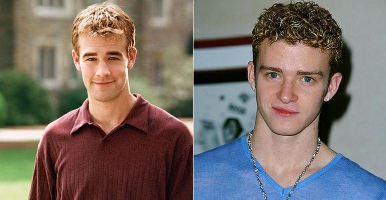 Justin Timberlake entrou em balada nos anos 90 com identidade de James Van Der Beek - Divulgação/Arquivo