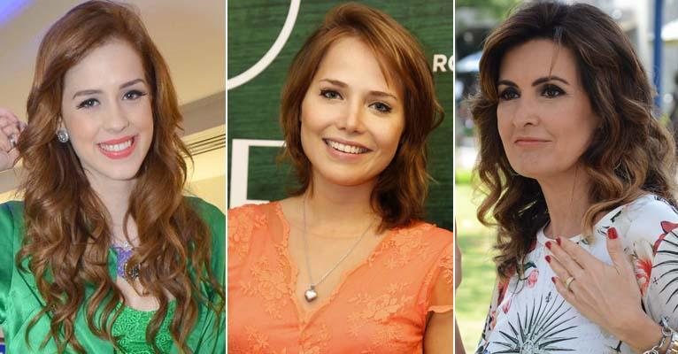 Sophia Abrahão, Letícia Colin e Fátima Bernardes - AgNews/TV Globo