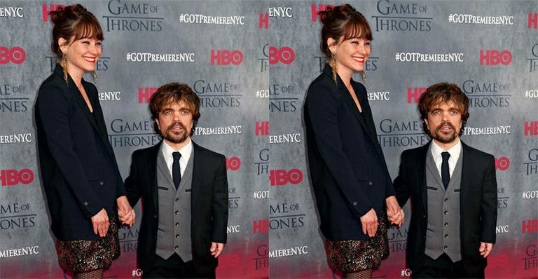 Erica Schmidt e Peter Dinklage - Lucas Jackson/Reuters