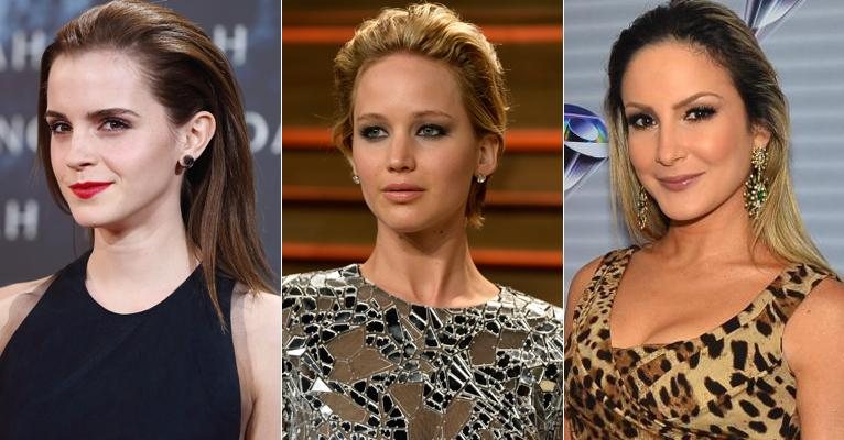 Emma Watson, Jennifer Lawrence e Claudia Leitte - AgNews/Getty Images