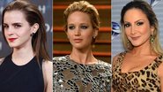 Emma Watson, Jennifer Lawrence e Claudia Leitte - AgNews/Getty Images