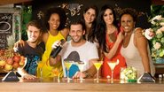 Henri Castelli recebe famosos em coquetel com saborosos drinques do seu bar - César Alves e Mariana Vianna