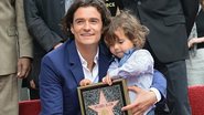 Orlando Bloom com o filho, Flynn - Getty Images