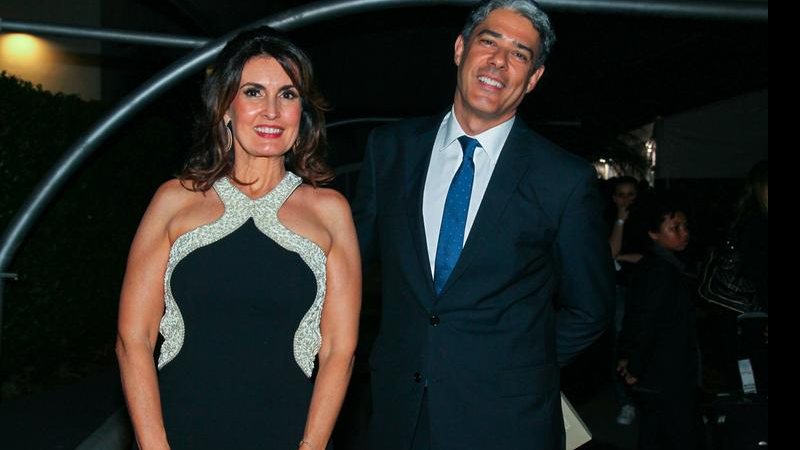 William Bonner e Fatima Bernardes na festa do 'Vem Aí' - Manuela Scarpa/Foto Rio News e AgNews