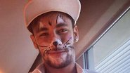 Neymar aparece pintado de gatinho em foto - Reprodução/ Instagram