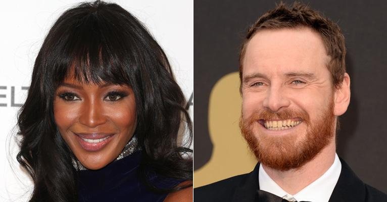 Michael Fassbender e Naomi Campbell - Getty Images