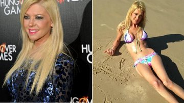 Tara Reid - Getty Images e Reprodução / Twitter