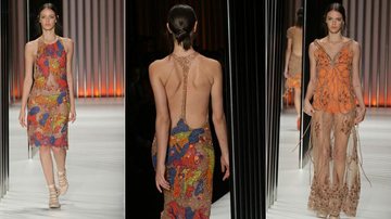 Laura Neiva, embaixadora da Chanel, desfile em MG - Foto-montagem