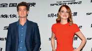 Juntos nas telas e fora delas, Andrew Garfield e Emma Stone foram a Pequim - Ringer/Reute