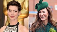 “Kate Middleton é linda”, diz Anne Hathaway - Foto-montagem