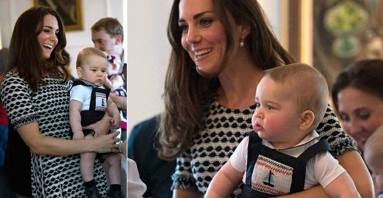 Kate Middleton e príncipe George - Getty Images