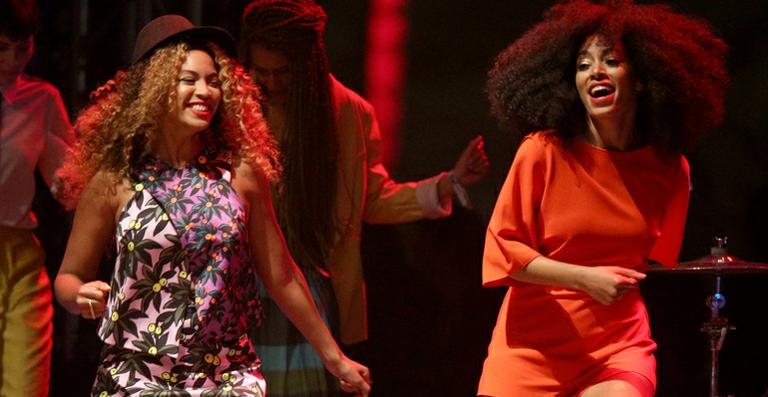 Beyoncé e a irmã, Solange - Getty Images