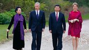 Primeira-dama e presidente da China fazem visita ao casal real da Bélgica - Yves Herman/Reuters