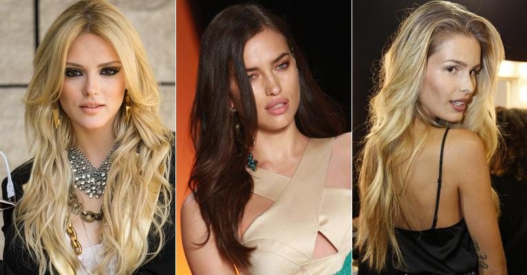 Isabelle Drummond, Irina Shayk  e Yasmin Brunet - AgNews/TV Globo