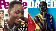 Lupita Nyong'o na capa da People e na capa da Dated - Reprodução