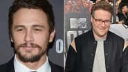 James Franco faz telas do ator Seth Rogen - Foto-montagem/ Getty Images