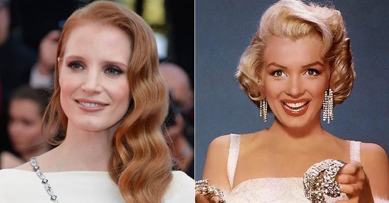 Brad Pitt vai produzir filme sobre Marilyn Monroe com Jessica Chastain - Getty Images/Divulgação