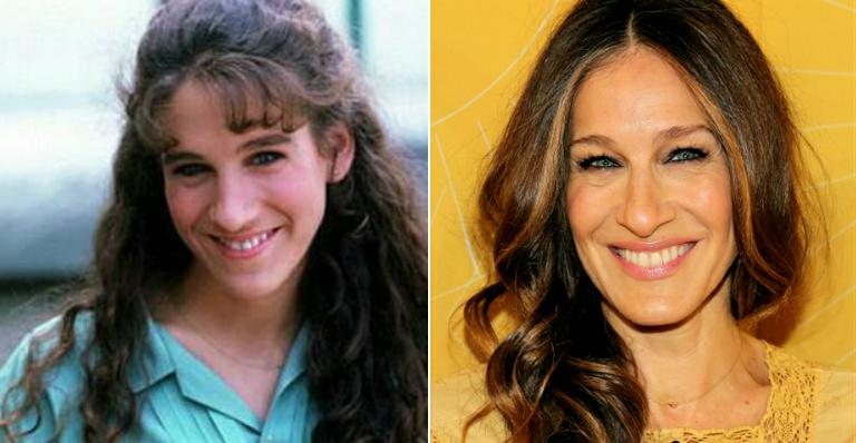 Sarah Jessica Parker interpretou a personagem Rusty, mas é mais conhecida por viver Carrie Bradsha w na série e filme Sex And The City - Reprodução e Getty Images