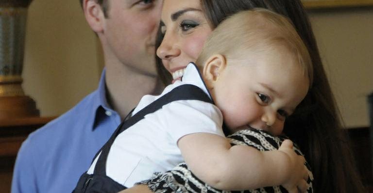 Kate Middleton e príncipe George - Getty Images