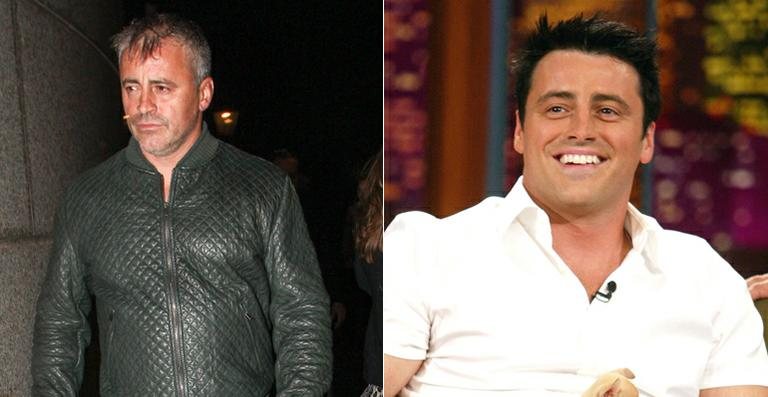 Matt LeBlanc atualmente e na época de Friends, em 2003 - AKM Splash News/ Getty Images