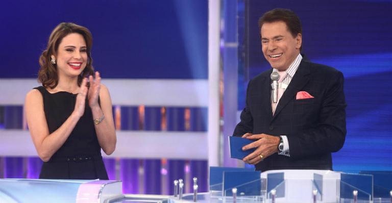 Rachel Sheherazade e Silvio Santos - SBT / Divulgação