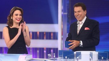 Rachel Sheherazade e Silvio Santos - SBT / Divulgação