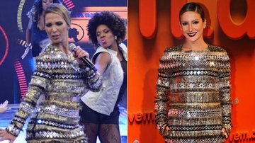 Valesca repete figurino de 76 mil de Claudia Leitte - Foto-montagem