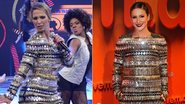 Valesca repete figurino de 76 mil de Claudia Leitte - Foto-montagem